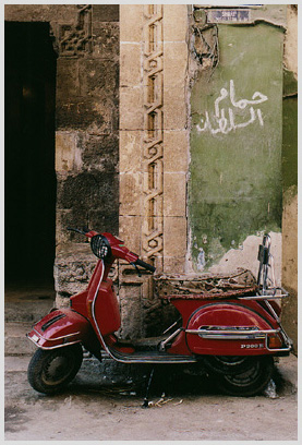 Vespa in Cairo