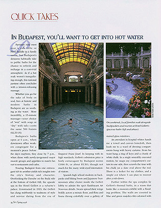 Budapest Spa / Spa Magazine